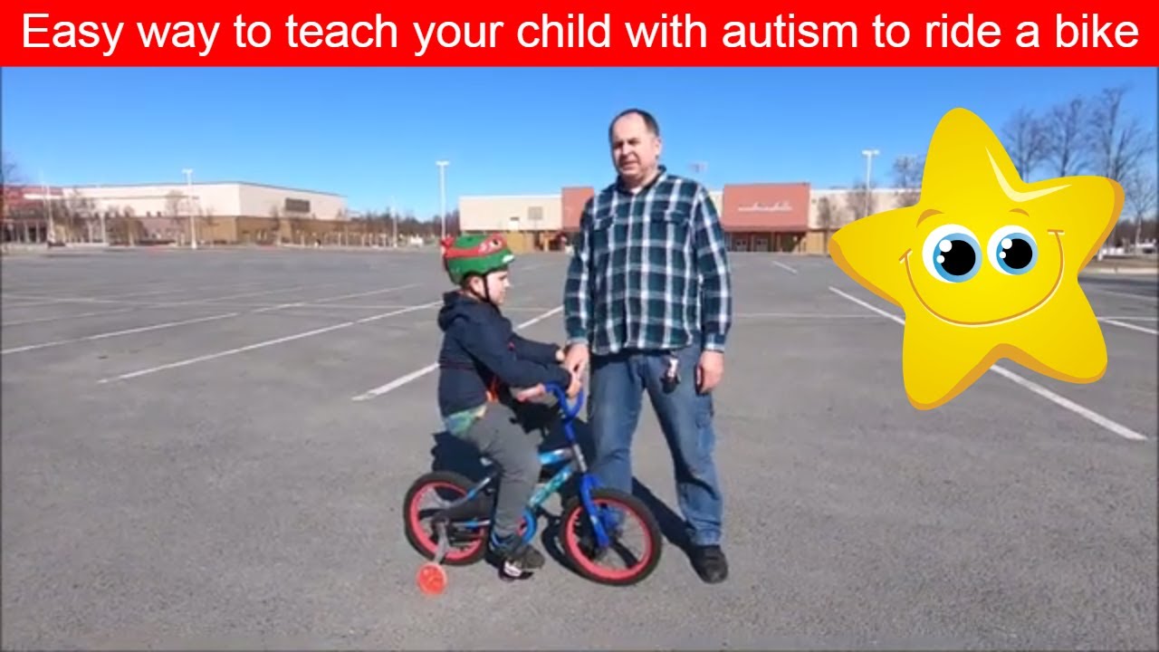 How I mod bicycle for easy way to teach my son with Autism to Ride a Bike