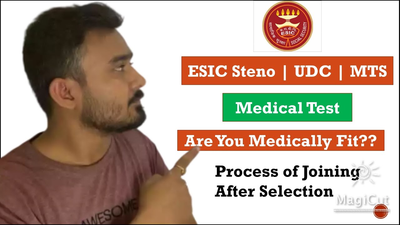 ESIC UDC | MTS | Steno Medical Test Full Details  ESIC UDC STENO MTS #ESIC_UDC #ESIC_2022 #ESIC_MTS