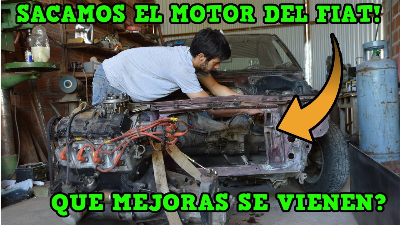 SACANDO MOTOR DEL FIAT UNO | Suarez Nico