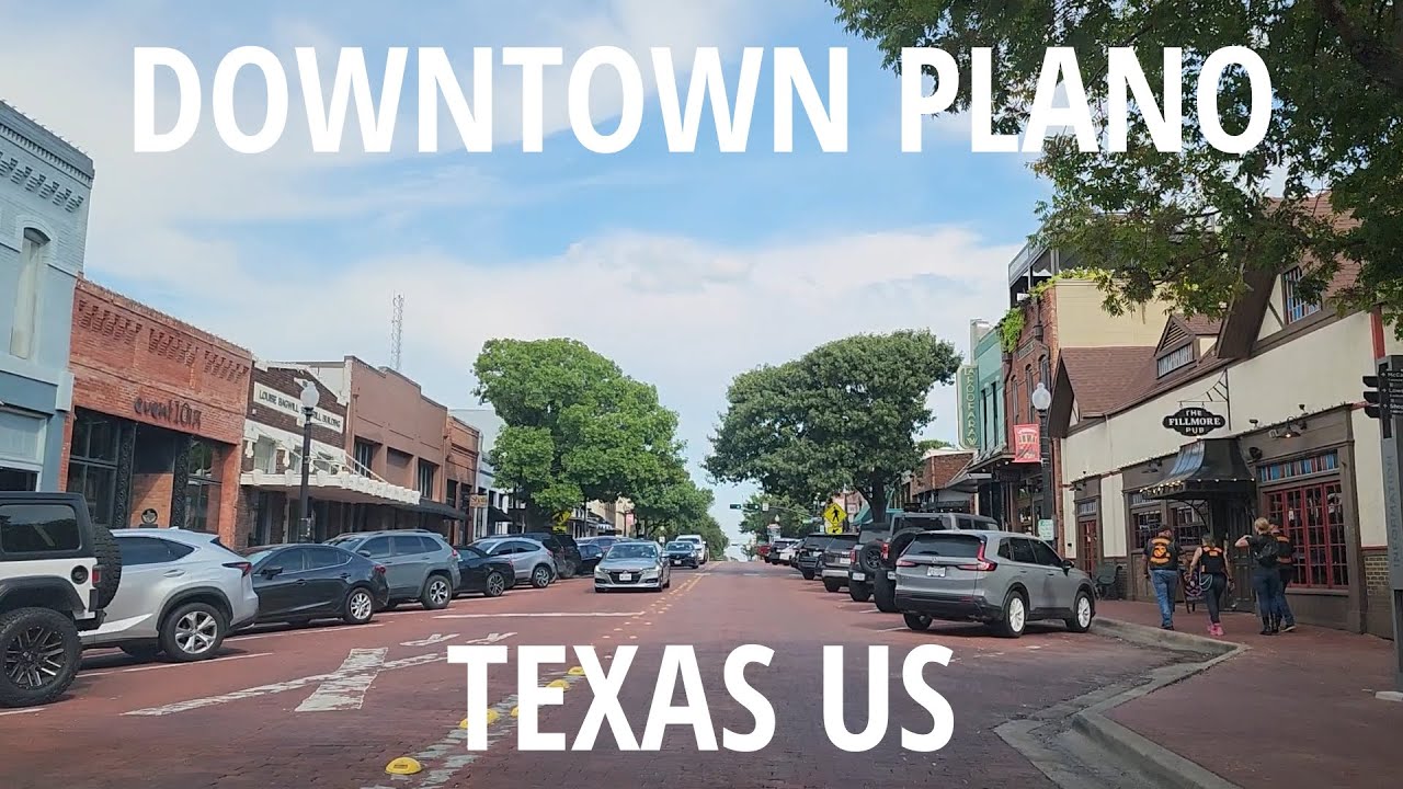 Downtown Plano Walking And Driving Tour Texas US Sep 2025