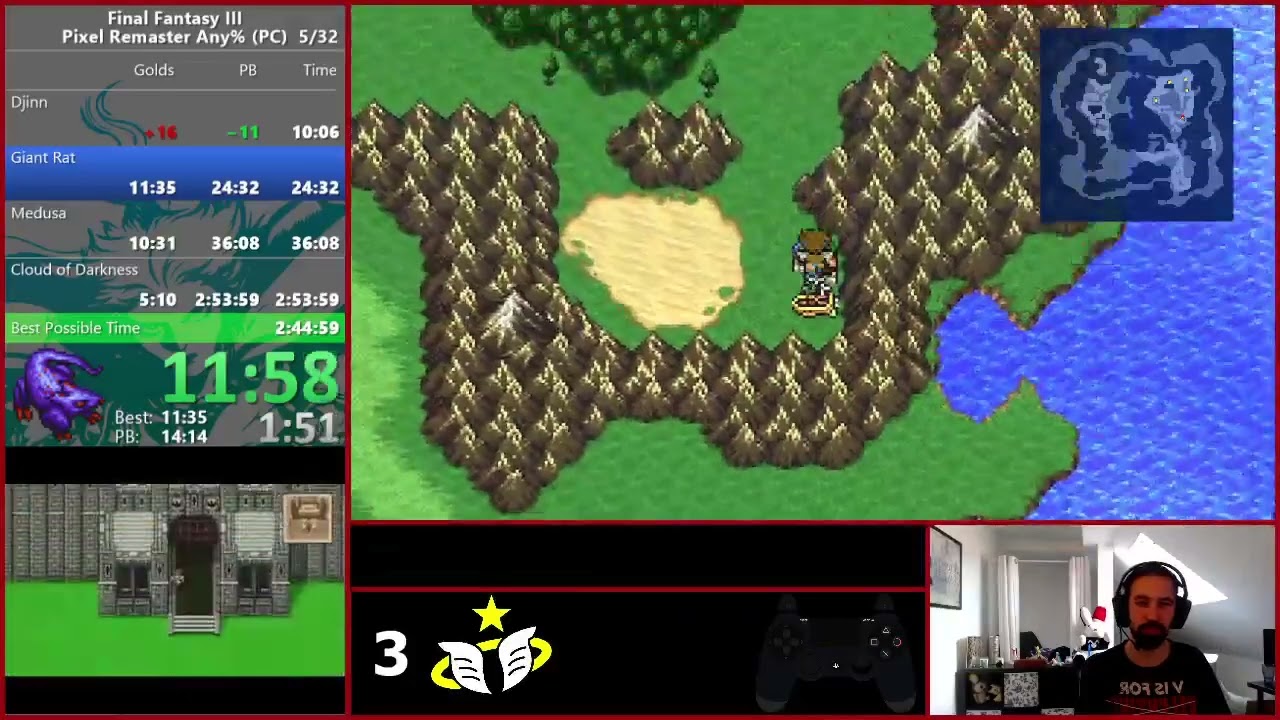 [PB] Final Fantasy III PR Any% (2:47:09)