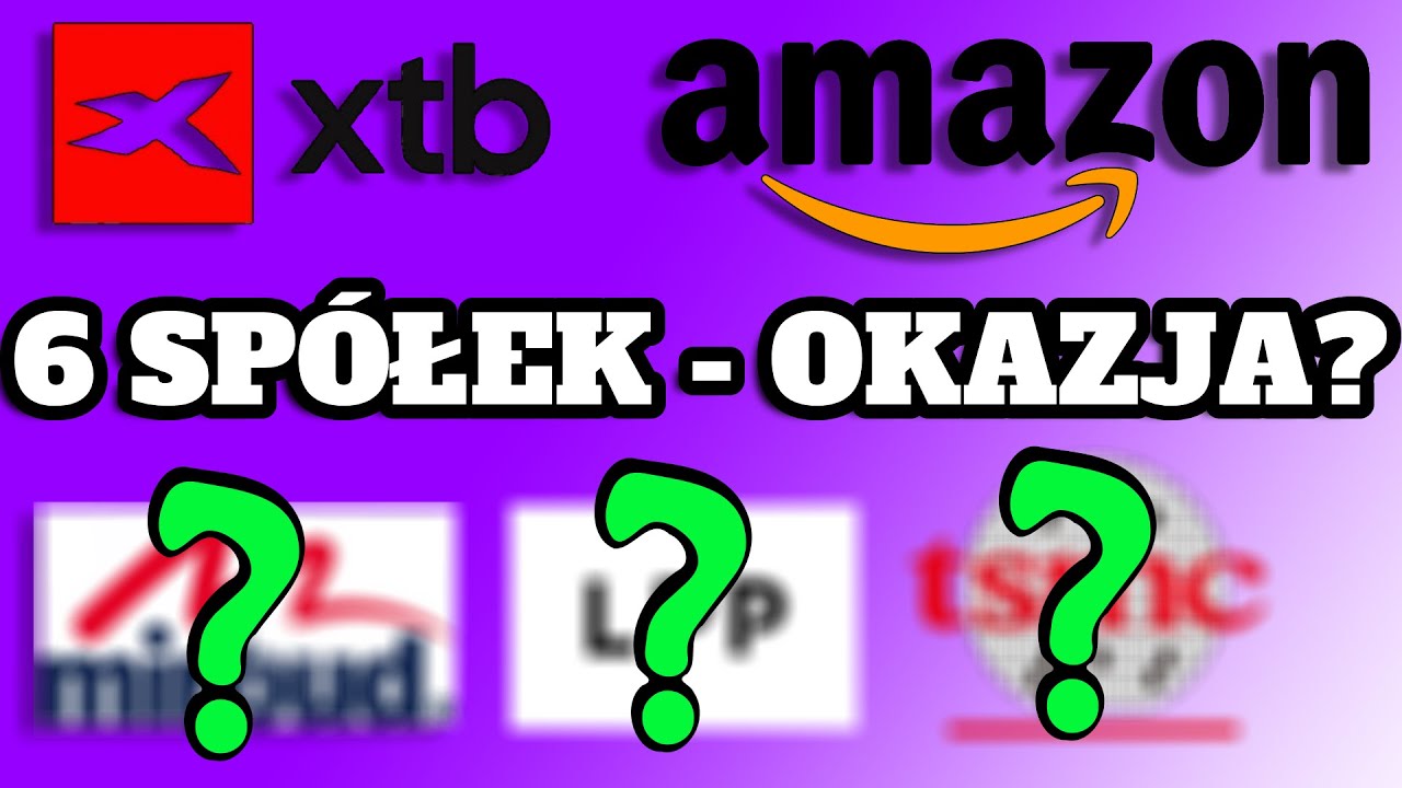 Techniczne 6 minut #2 - XTB na szczytach, AMAZON, sp&oacute;łki na prośbę widz&oacute;w, ...
