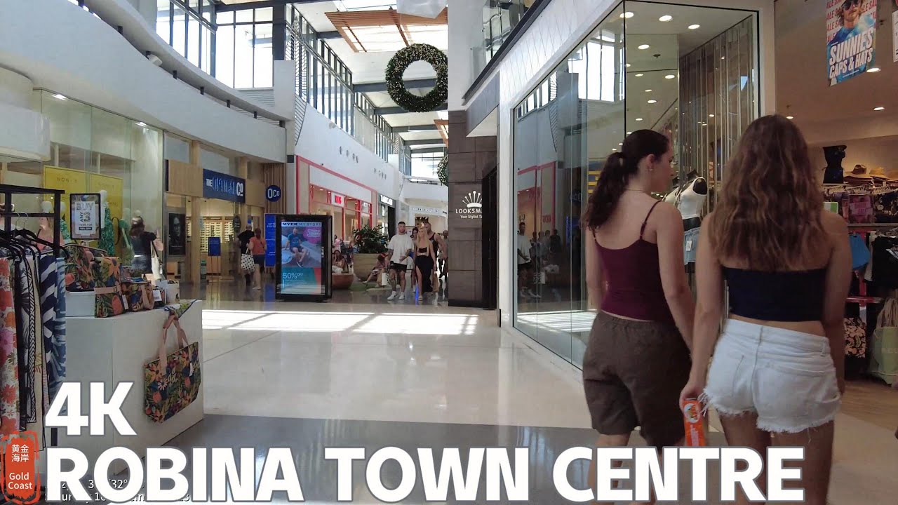 [4k] Explore Robina Town Centre Shopping Mall | Gold Coast | QLD | Australia