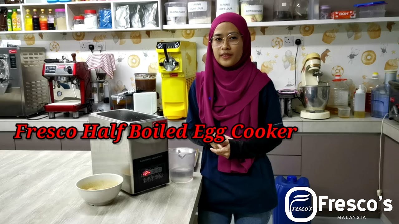 How to use Fresco Half Boiled Egg Machine Step by Step