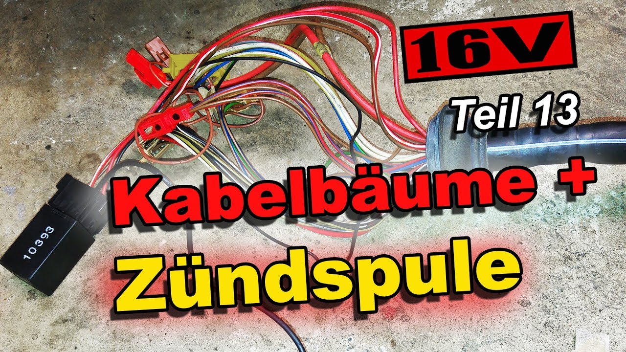 Golf 2 ABF 2L 16V Teil 13 | Kabelbäume + Zündspule