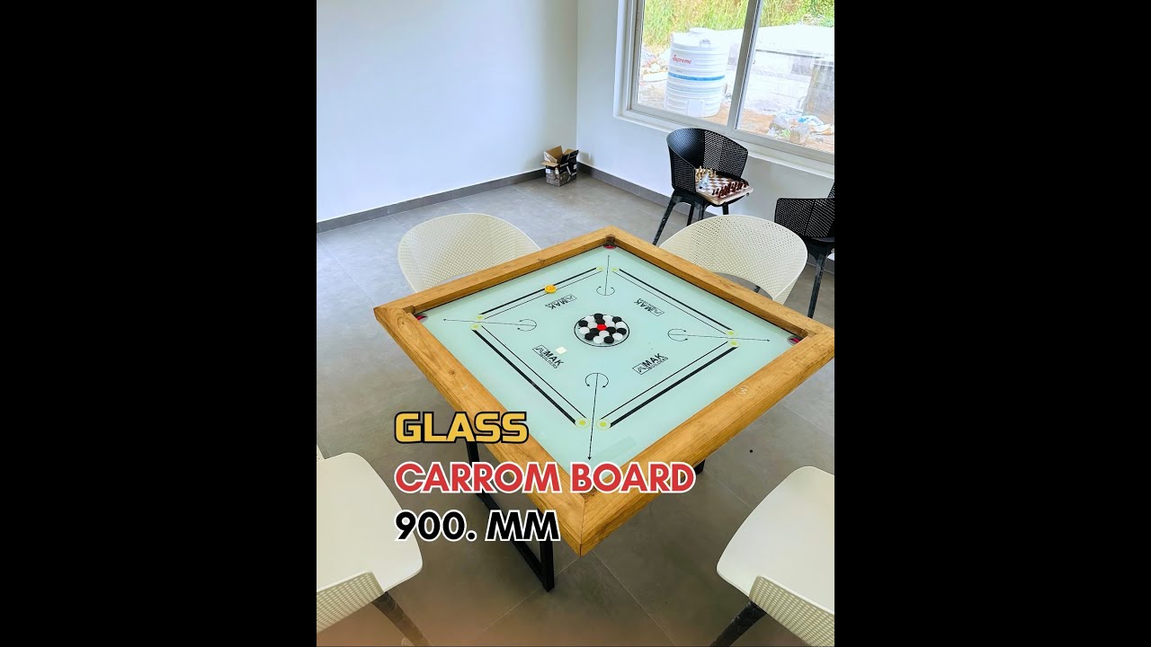 glass Carrom Board.    …..#carrom