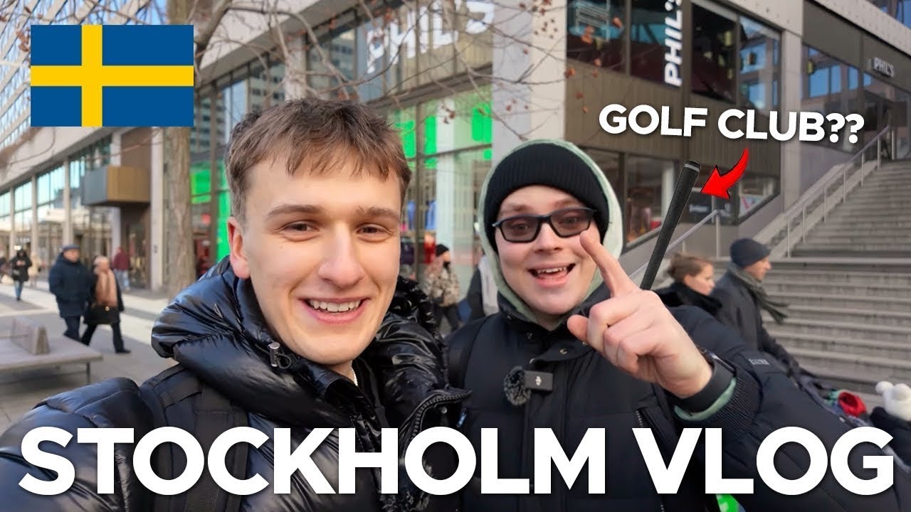 We Golfed in the Middle of Stockholm?! (Biggest Golf Facility & Street Interviews)