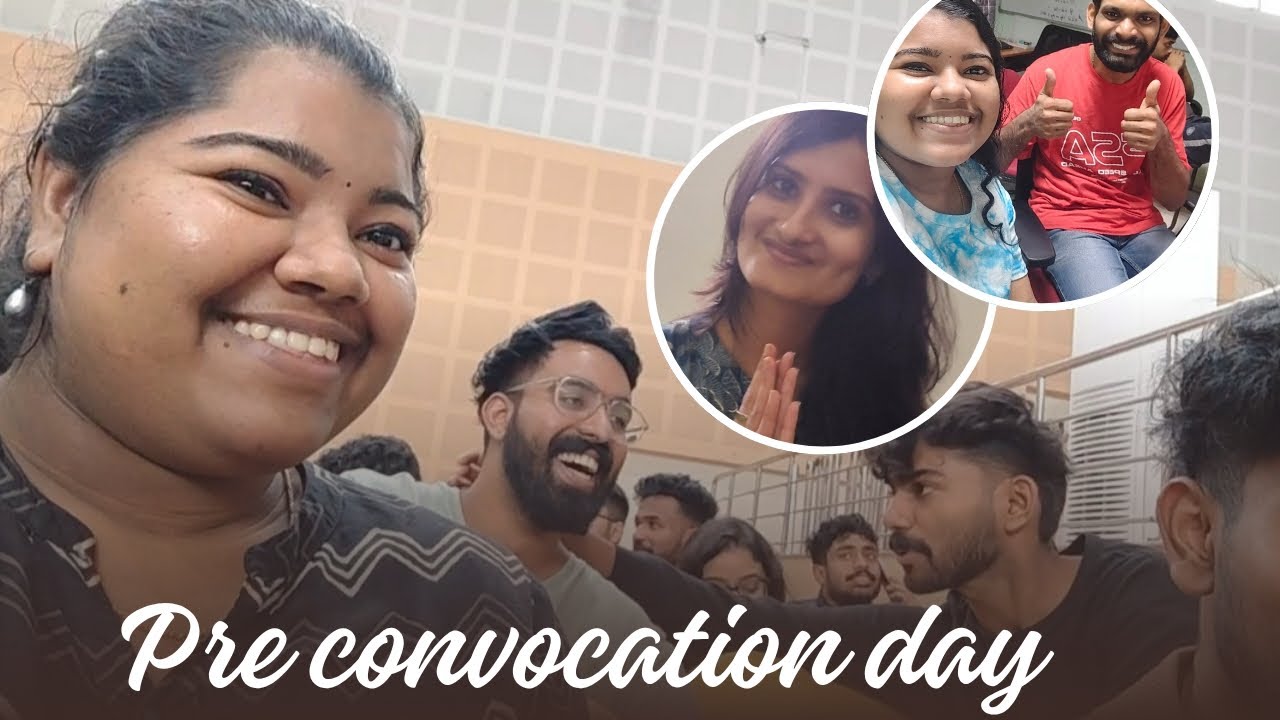 Pre convocation IISER TVM ✨#convocationceremony #graduation #friends #minivlog #iisertvm #iiser2025