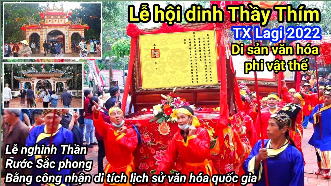 LỄ HỘI DINH THẦY THÍM BÌNH THUẬN 2022 | Lễ Nghinh Thần, Rước Sắc Phong & Bằng Công Nhận Di Tích