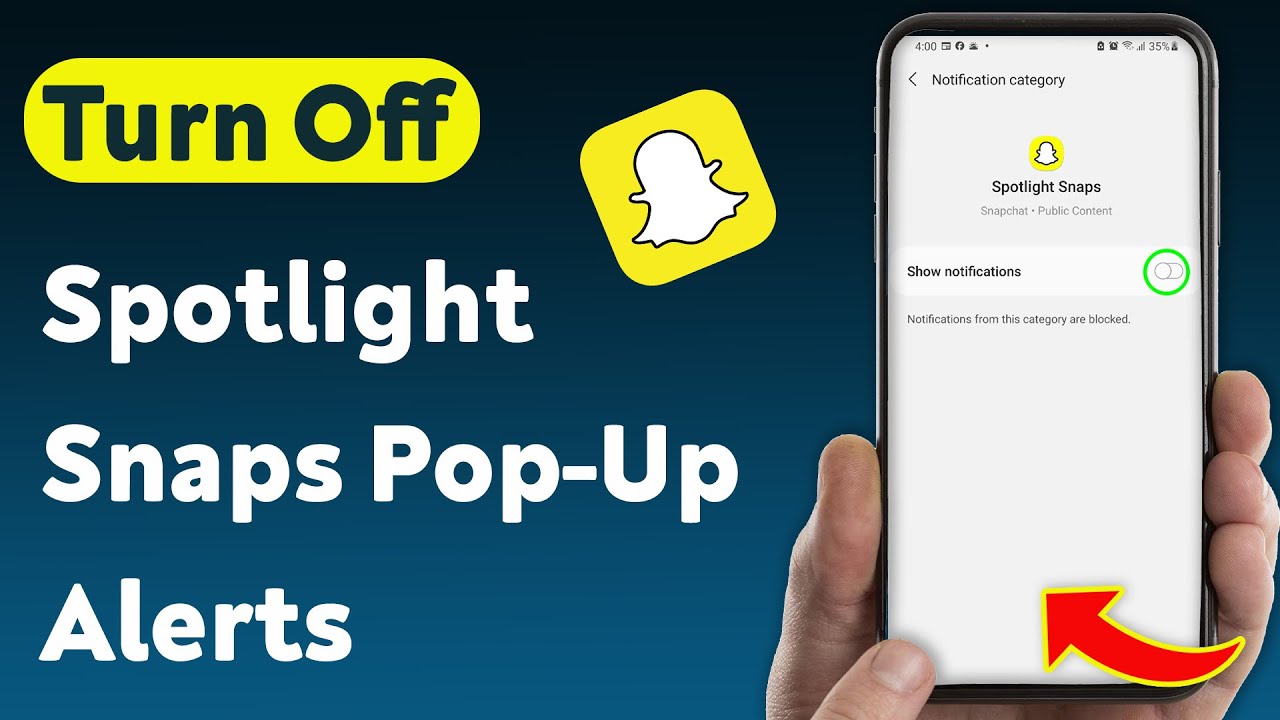 How To Turn Off Spotlight Snaps Pop-Up Notifications On Snapchat (Updated)