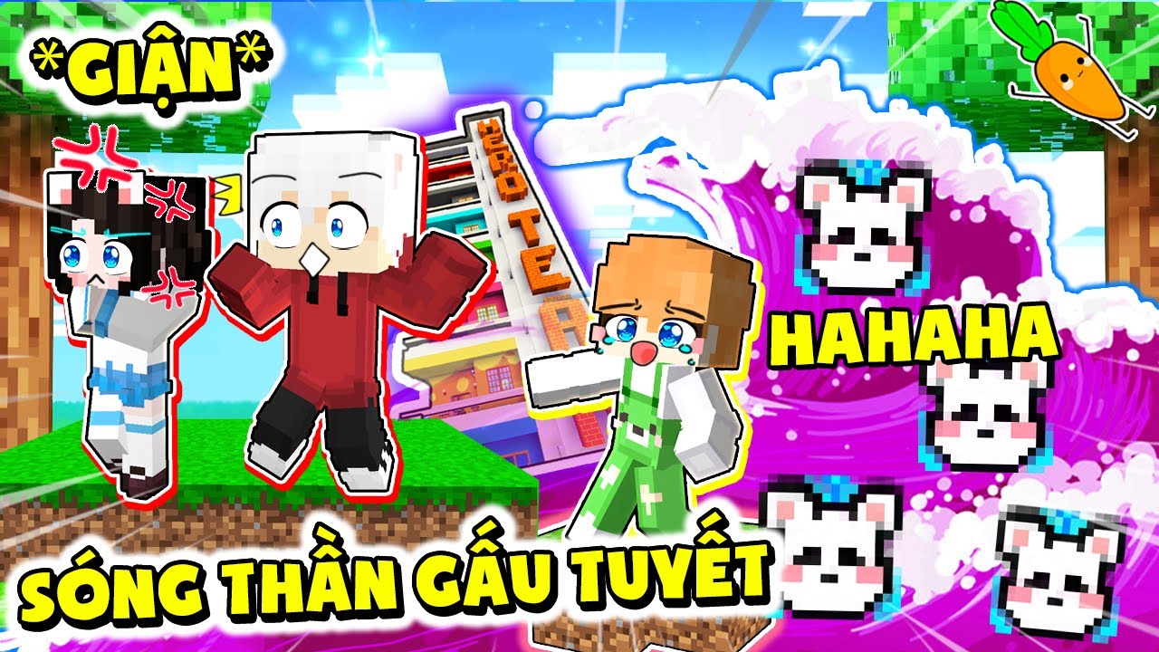 Kamui Thử Thách Bất Ngờ gặp SÓNG THẦN GẤU TUYẾT | Kamui cười điên khi khiến Mèo Simmy giận Kairon