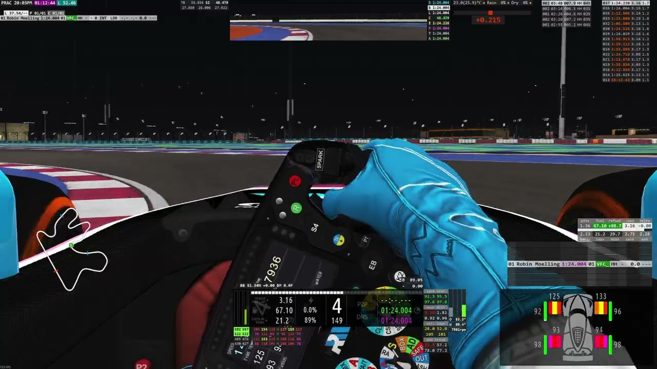 VFC26 qatar practice laps