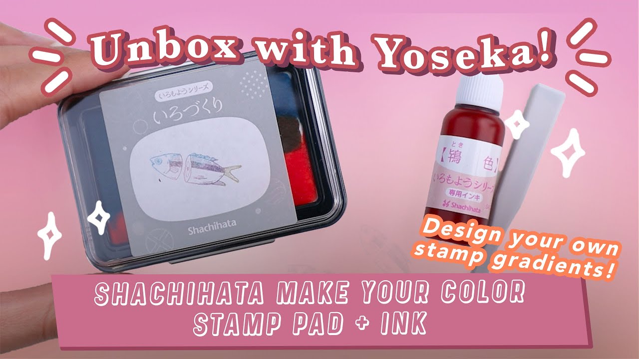 Unbox with Yoseka: Shachihata Make Your Color Stamp Pad + Ink