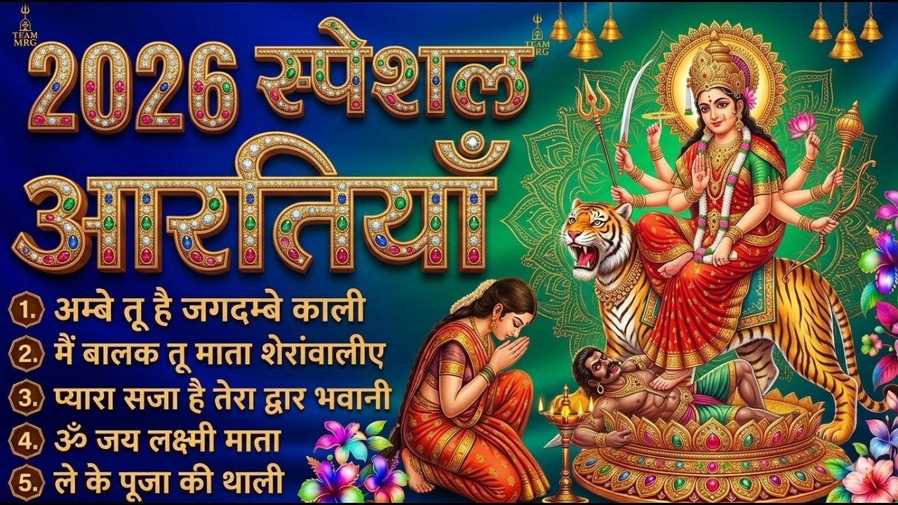2026 Special Maa Durga Aarti Jukebox | Jai Ambe Gauri | Nonstop Durga Mata Bhajan