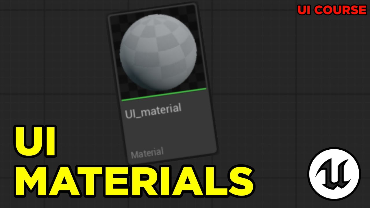 Материалы пользовательского интерфейса в Unreal Engine — курс Unreal UI №15