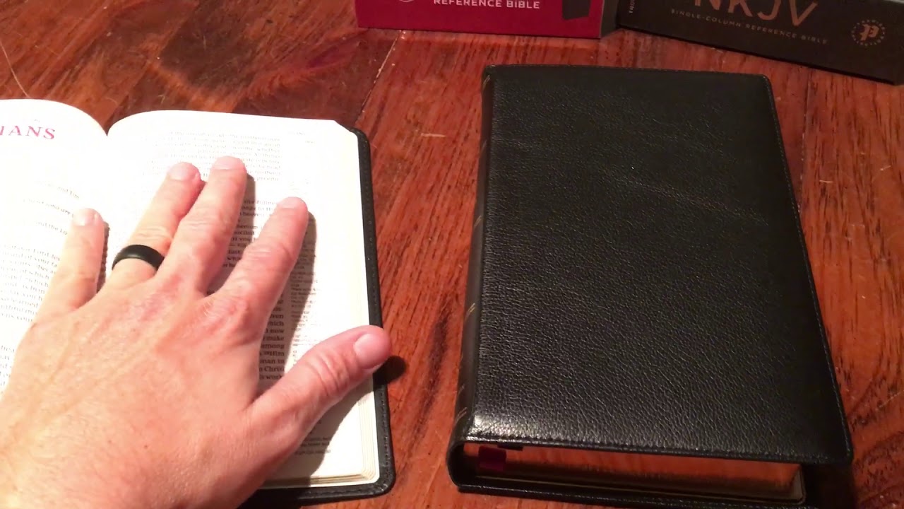 Thomas Nelson Premier Collection and Genuine Leather Single Column NKJV
