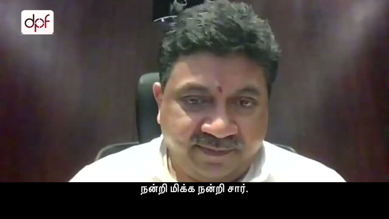 Importance of Institutions in Developing Countries - TNFM Dr.PTR.Palanivel Thiaga Rajan | DPF