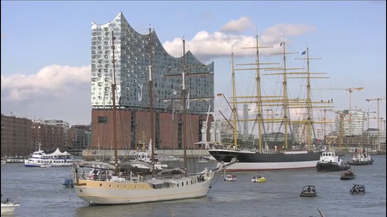 Sailing Ship Peking back home in Hamburg