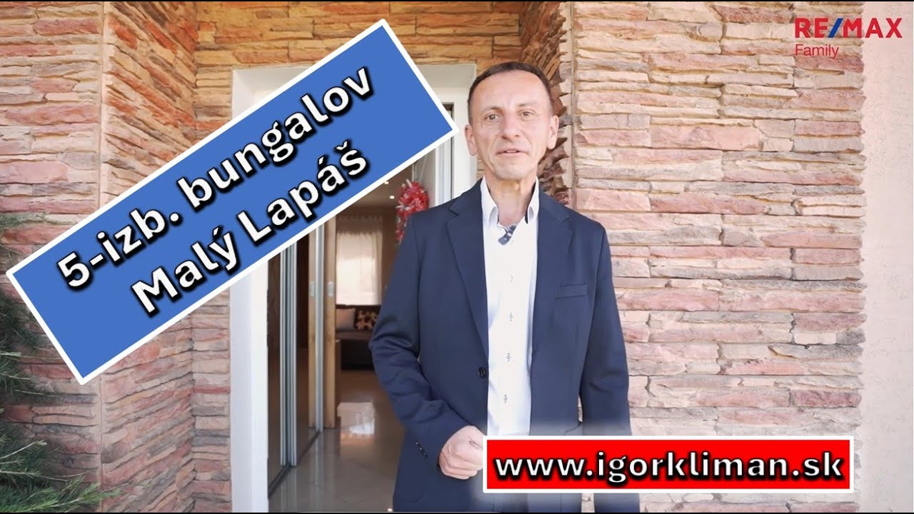 Predaj 5-izb. rodinného domu, Malý Lapáš