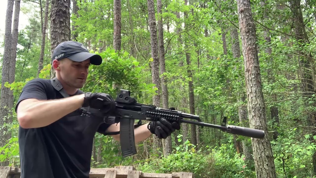 PSA AK101 suppressed shooting/magdump