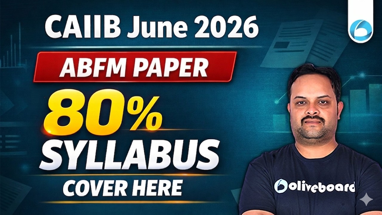 CAIIB ABFM Preparation 2026 | 80% Syllabus Covered | CAIIB June 2026 Strategy | By Pradyumna Sir