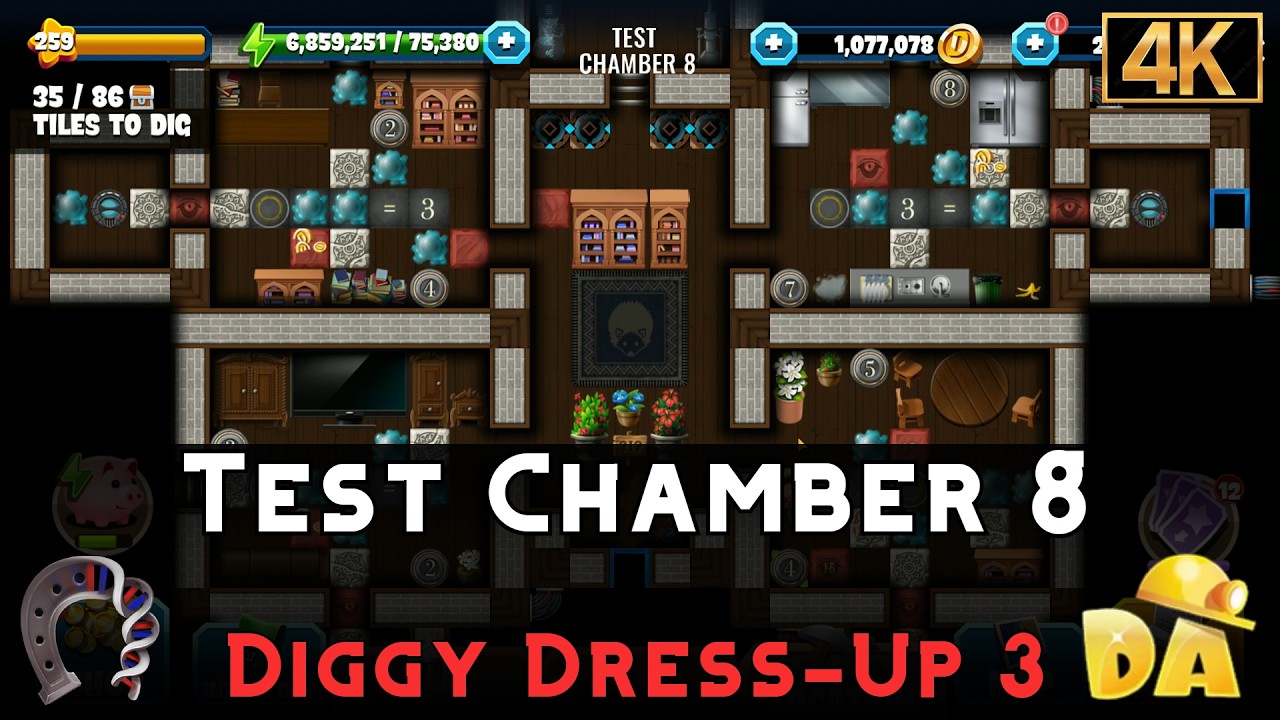 Test Chamber 8 | Diggy Dress-Up 3 | Diggy's Adventure