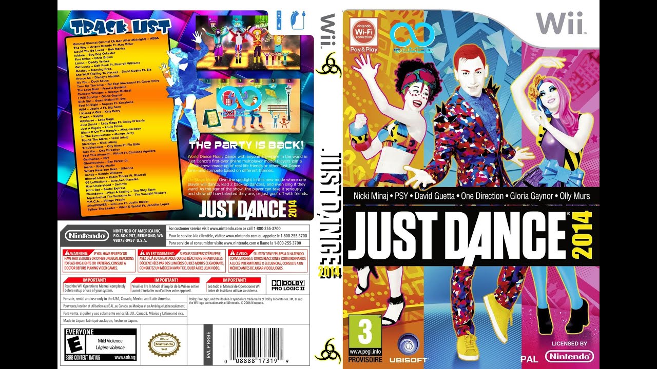 Just Dance 2014 - Song List + DLC