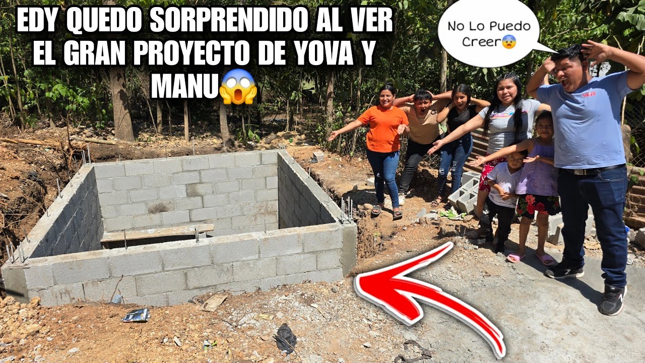 EDY No Podia Creer Que Este Fuera El Gran Proyecto De YOVA y MANU😱Asi Reacciono Al Ver Esto‼️