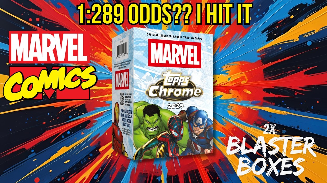 2025 Topps Chrome Marvel Blasters Have Some INSANE Cards Inside!