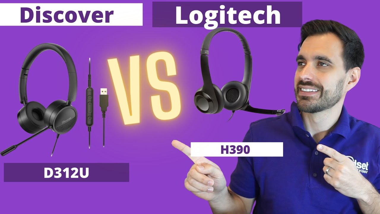 РАЗБОРКА Logitech H390 ПРОТИВ НОВОЙ USB-гарнитуры Discover D312U для компьютера — ТЕСТ МИКРОФОНА ...