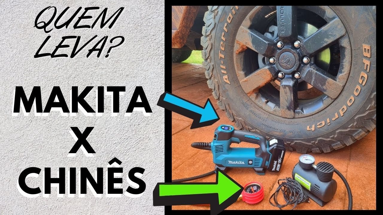 Compressor de ar Makita x Compressor Chinês, qual leva essa?