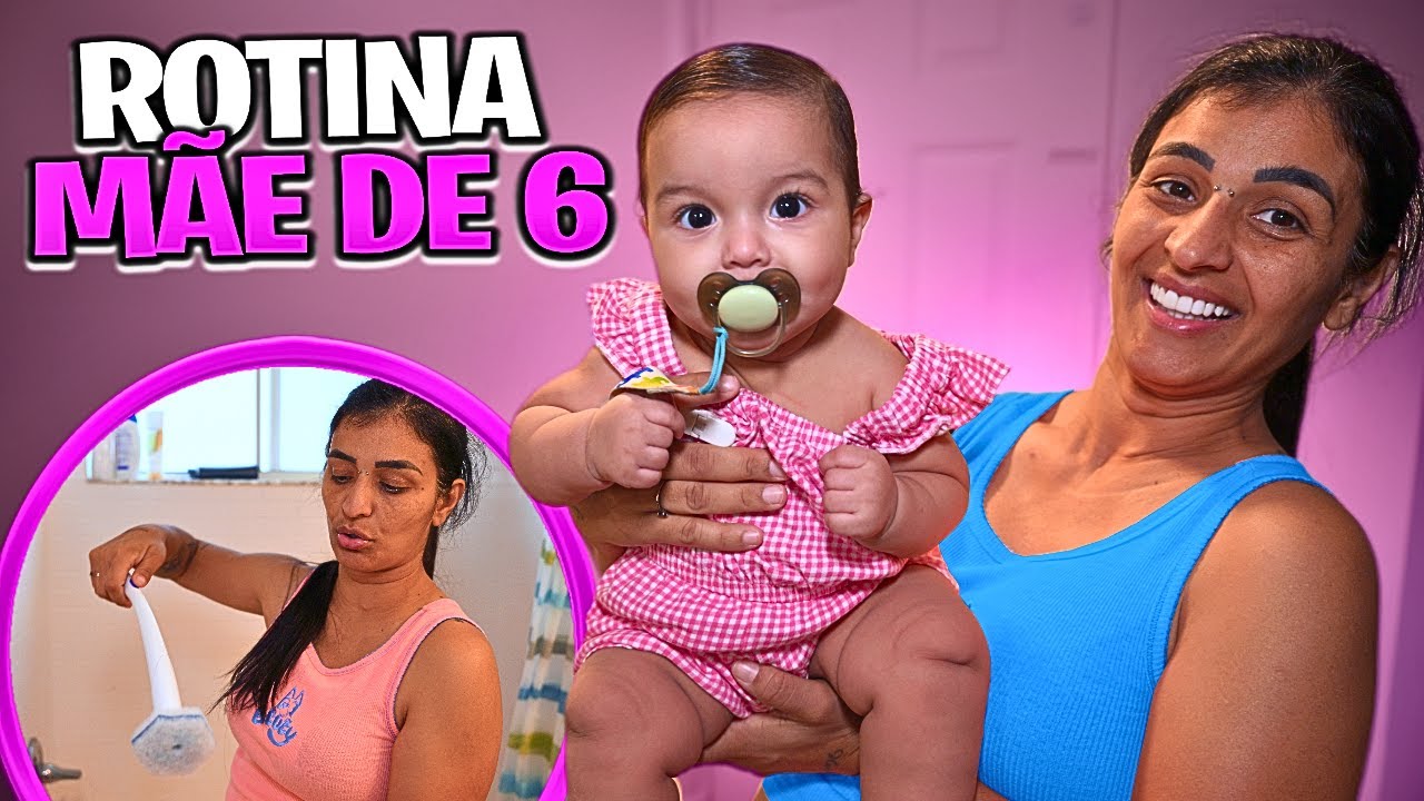 A Rotina de Uma Mãe de 6, Limpando a Casa Toda