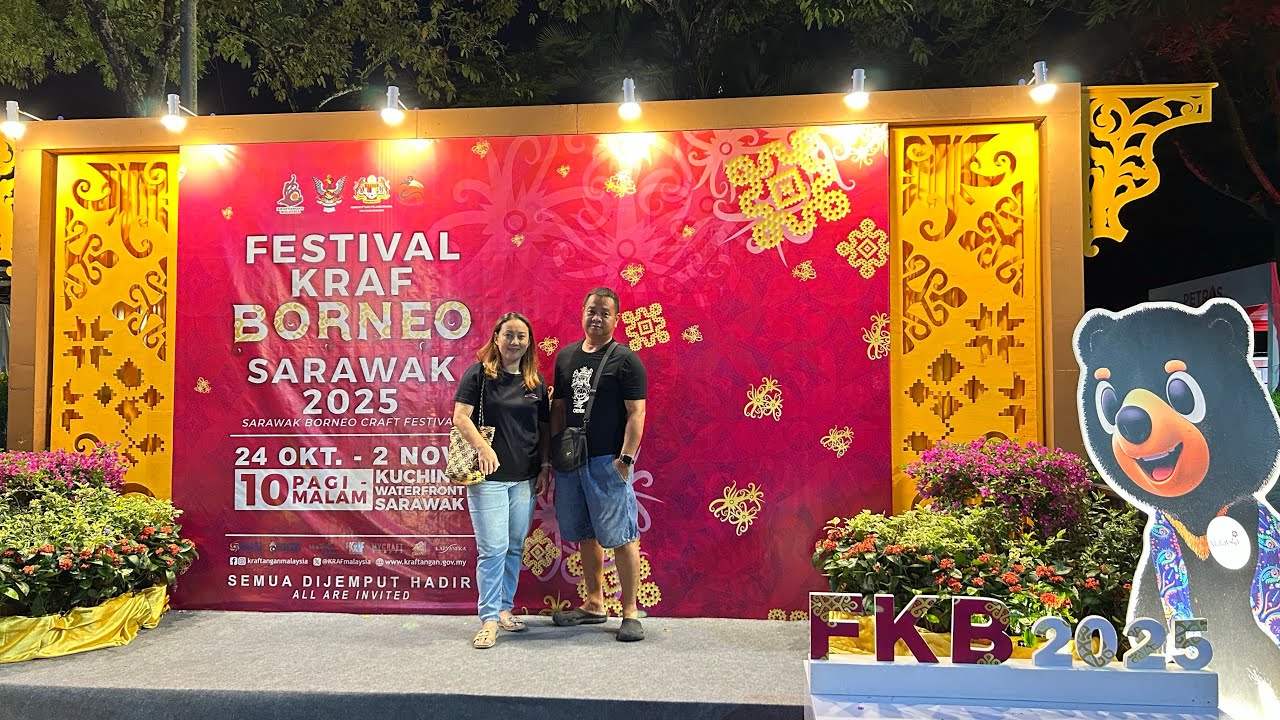 Festival Kraf Borneo Sarawak 2025 / Jalan-jalan Di Waterfrontt Jualan Kraftangan Sarawak #sarawak 