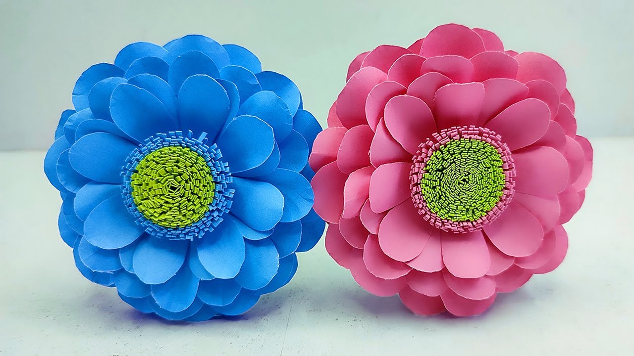 How to Make Beautiful Paper Flower Easy | Home Decoration Ideas | DIY Paper Flowers | Easy Craft
