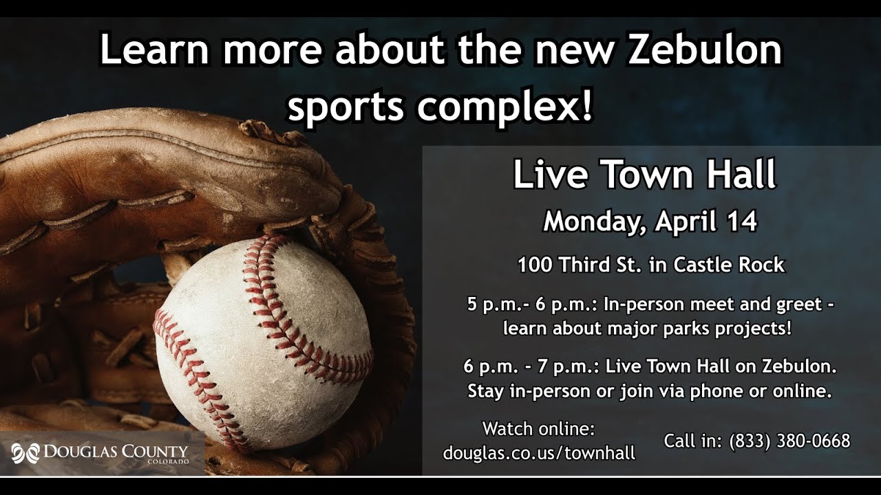 Learn about the new Zebulon mega sports complex - Live Town Hall