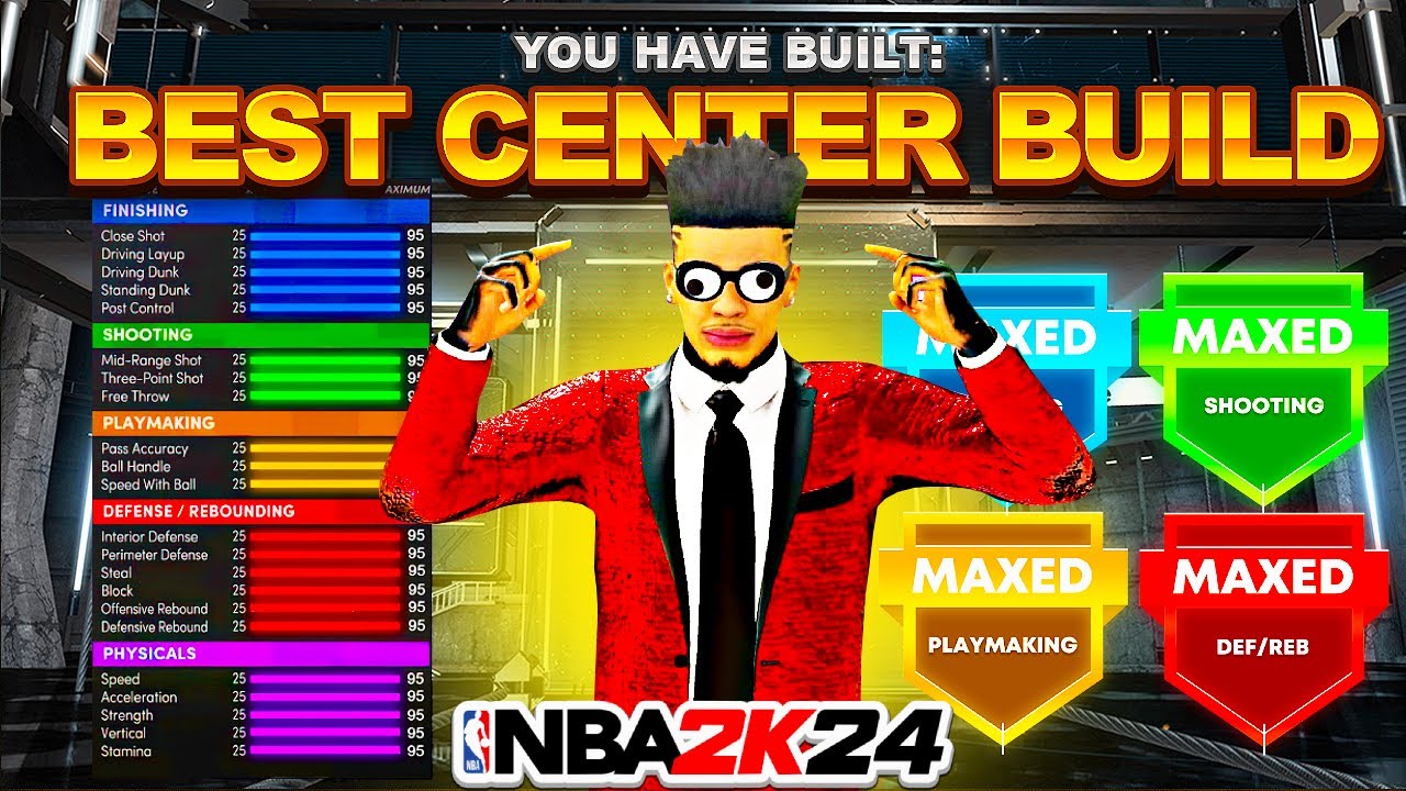 THE 3 *BEST* CENTER BUILDS IN NBA2K24! DOMINATE DAY 1 WITH THE BEST BIGMAN BUILD!