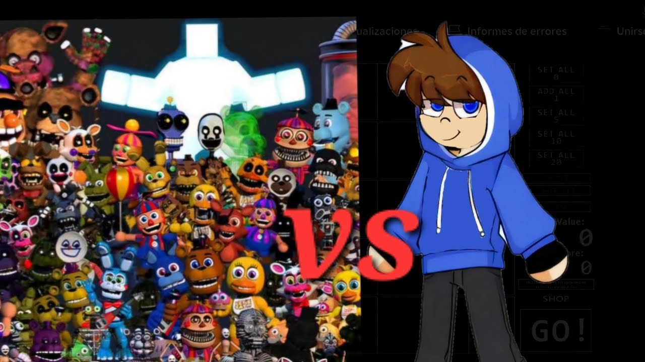 Miguelino vs 50 animatronicos