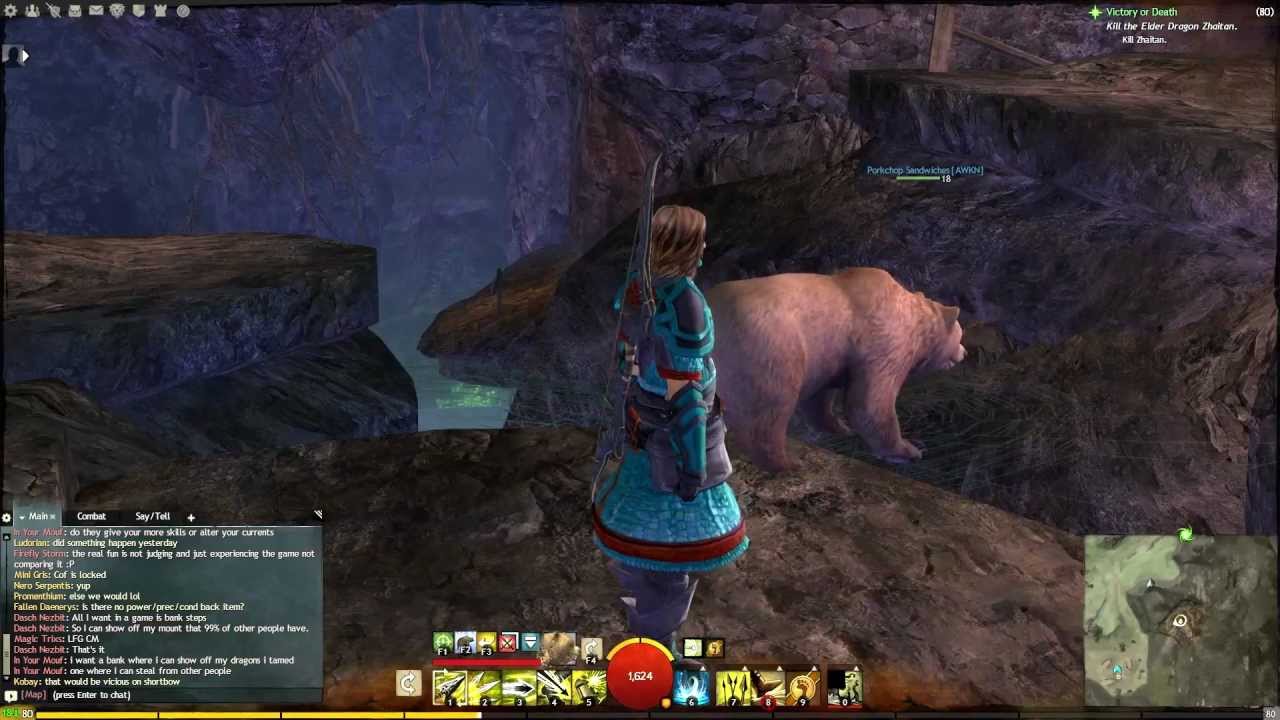 Guild Wars 2 - Queensdale Jumping Puzzle - Human Starting area secret