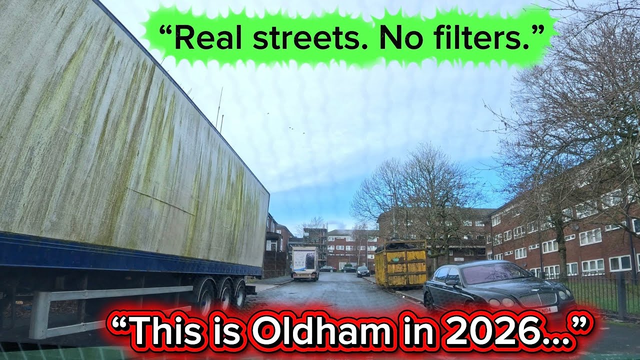 OLDHAM DRIVING TOUR 2026 🇬🇧 | Real Streets, Town Centre & Hidden Sides (POV)