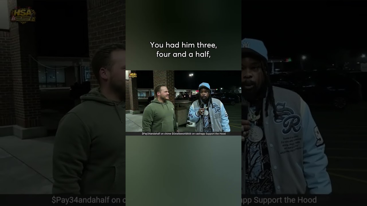 live from the street reporting ask people
 how old is to old to be in beef ? #HSA #letmeknow?