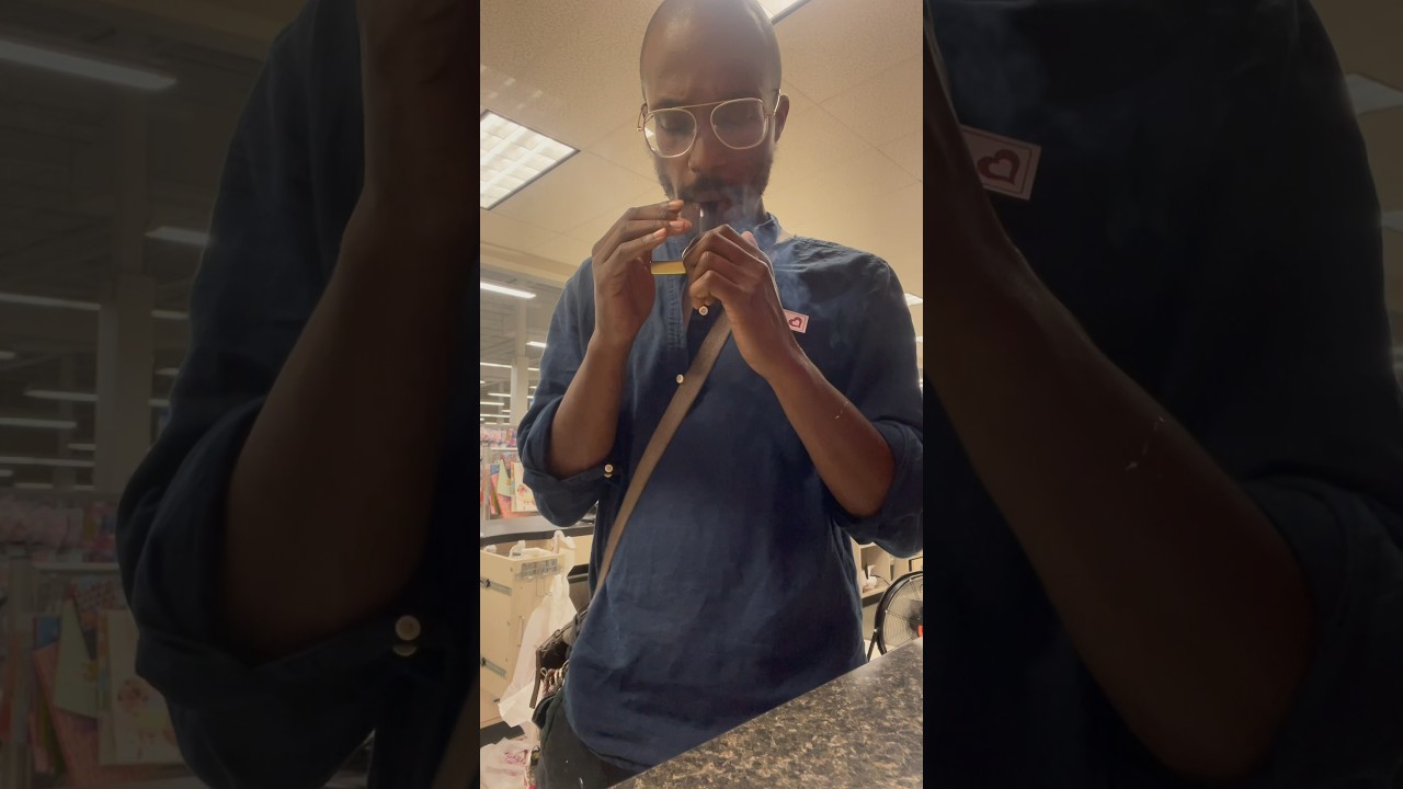 Smoking at work #asmrSmoke