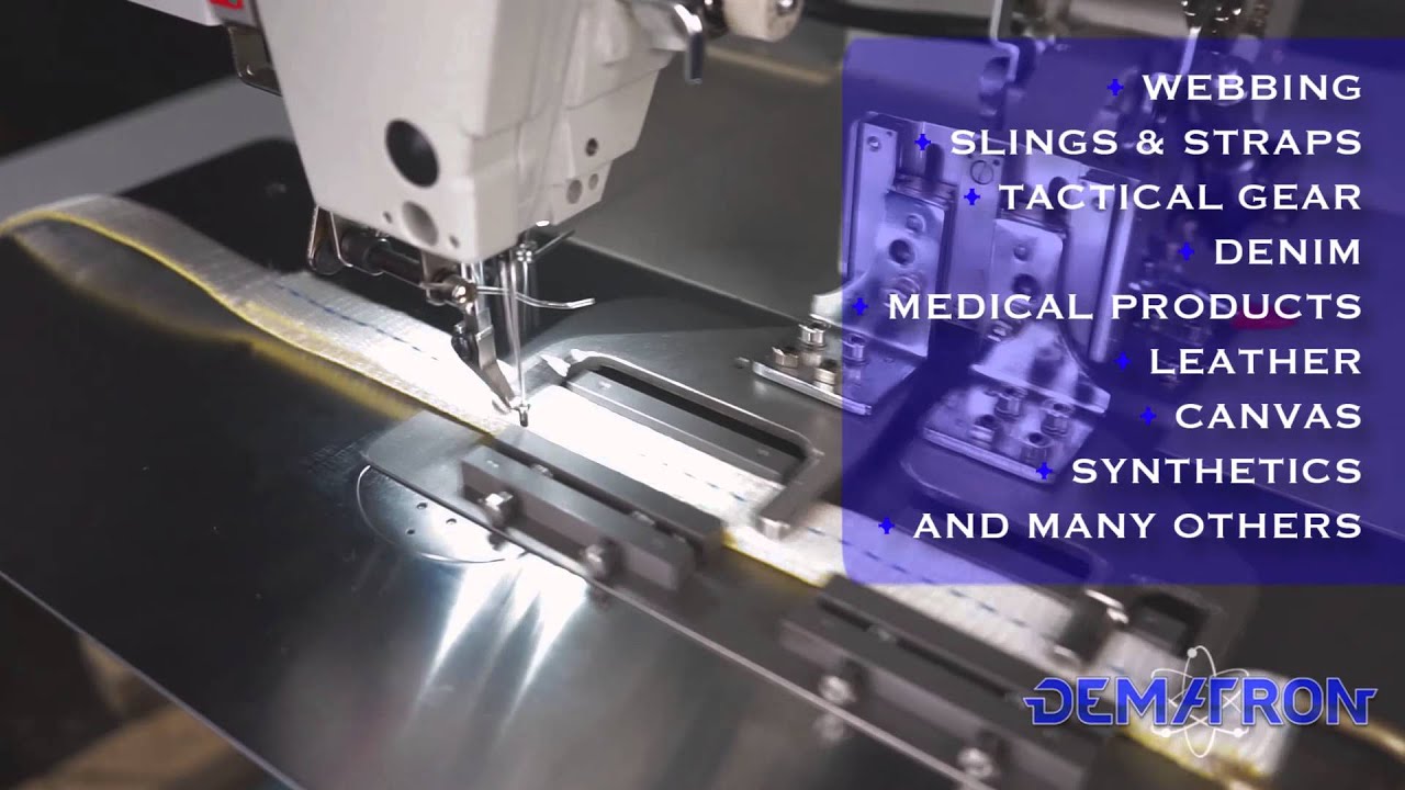 Webbing Stitching Box-X Programmable Sewing Machine DEMATRON