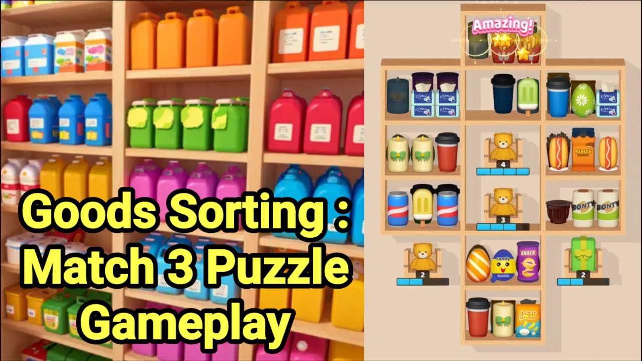 Goods Sorting : Match 3 Puzzle Game Gameplay