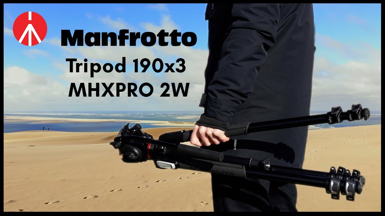 Test Trépied Manfrotto 190x3 / MHXPRO-2W en condition réel sur la dune du Pilat !