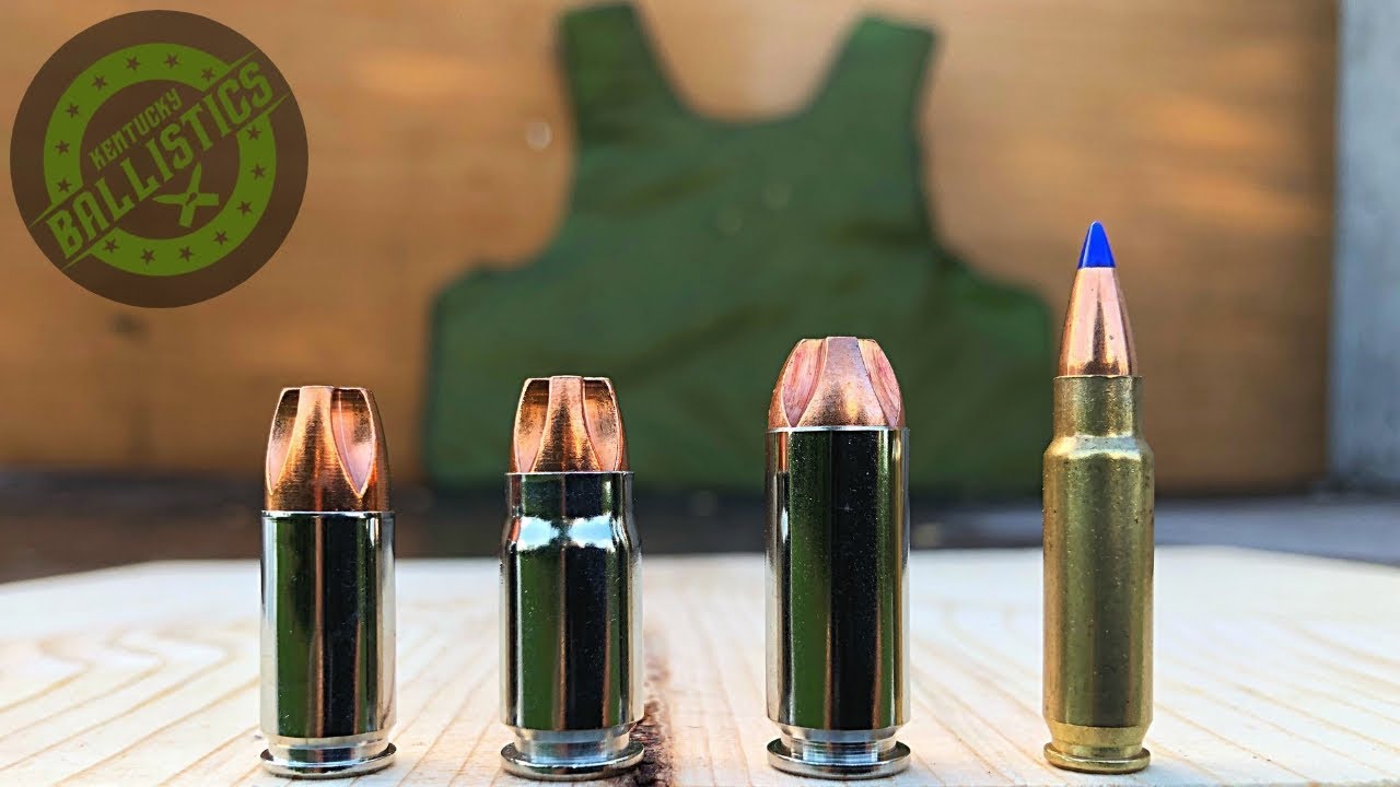 9mm vs .357 Sig vs 10mm vs 5.7x28mm vs Body Armor