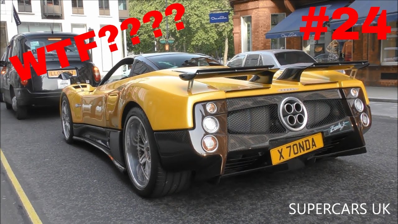 LONDON SUPERCARS #24 ZONDA F,CHIRON SPORT AND MORE