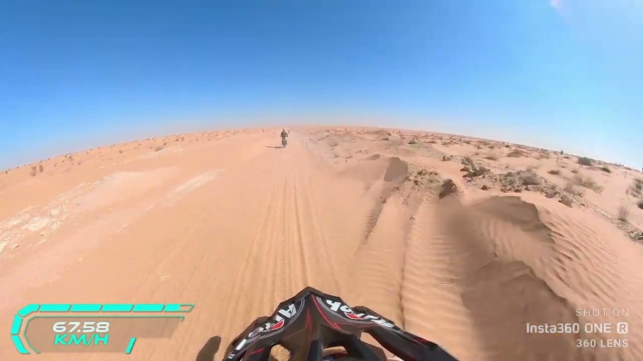 Tunisia on sand with Sherco 300 4-stroke
