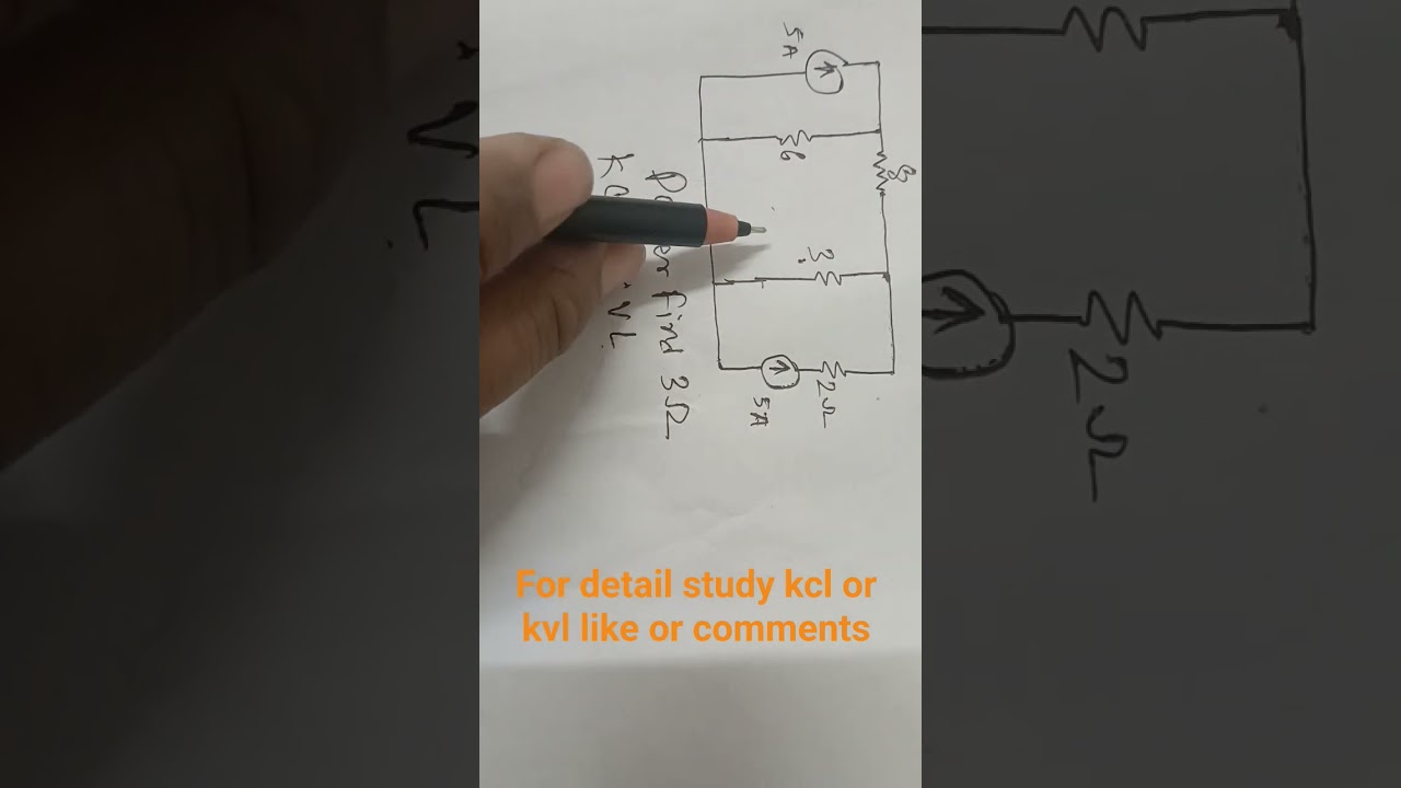 electrical engineering important things kvl and kcl circuit diagram #electriciantraining #study #stu