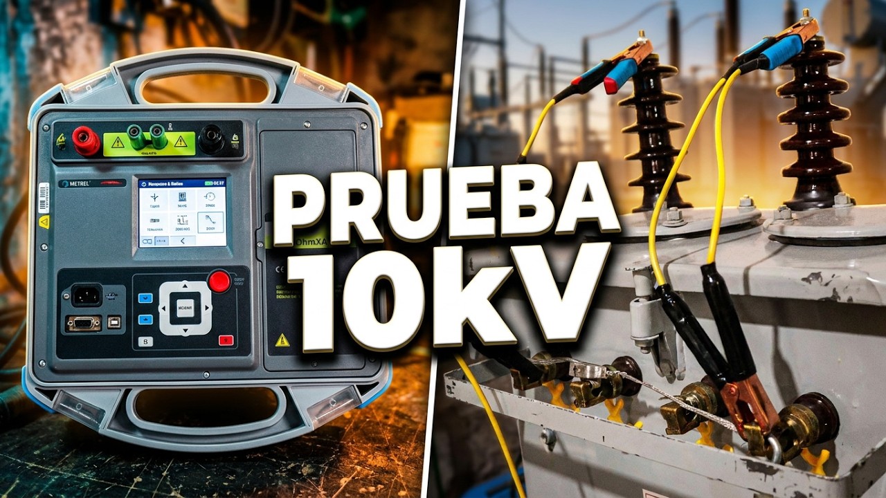 MEDIDOR DE RESISTENCIA DE AISLAMIENTO 10KV MI3210 MARCA METREL