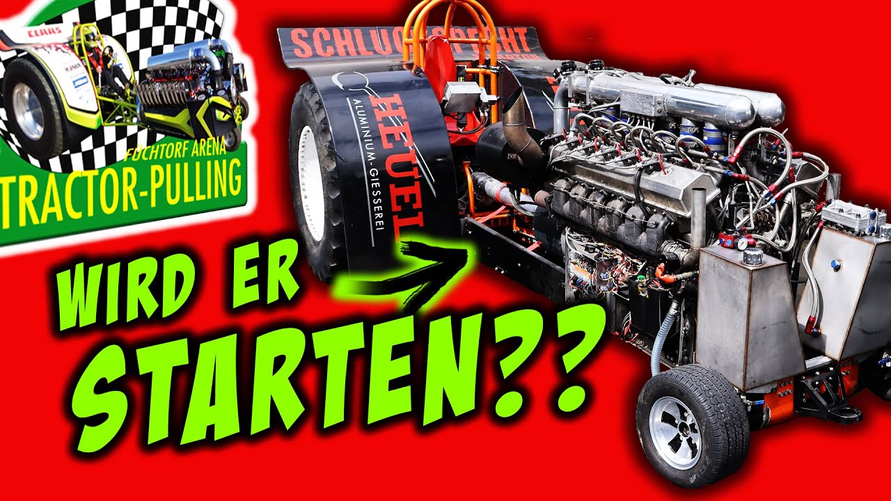 F&uuml;chtorf 2023 || Wird der Motor STARTEN? || Tractor Pulling erkl&auml;rt || Schluckspecht-Pulling